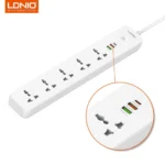 LDNIO SC5319 Power Strip With 5 Sockets and 3 Port Usb Charger