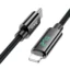 Hoco U125 27W PD Digital Display Type-C to Lightning Fast Charging Cable