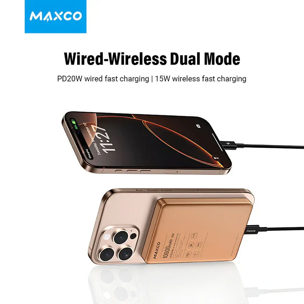 MAXCO MP39 Legend 2 10000mAh Magnetic Wireless Power Bank