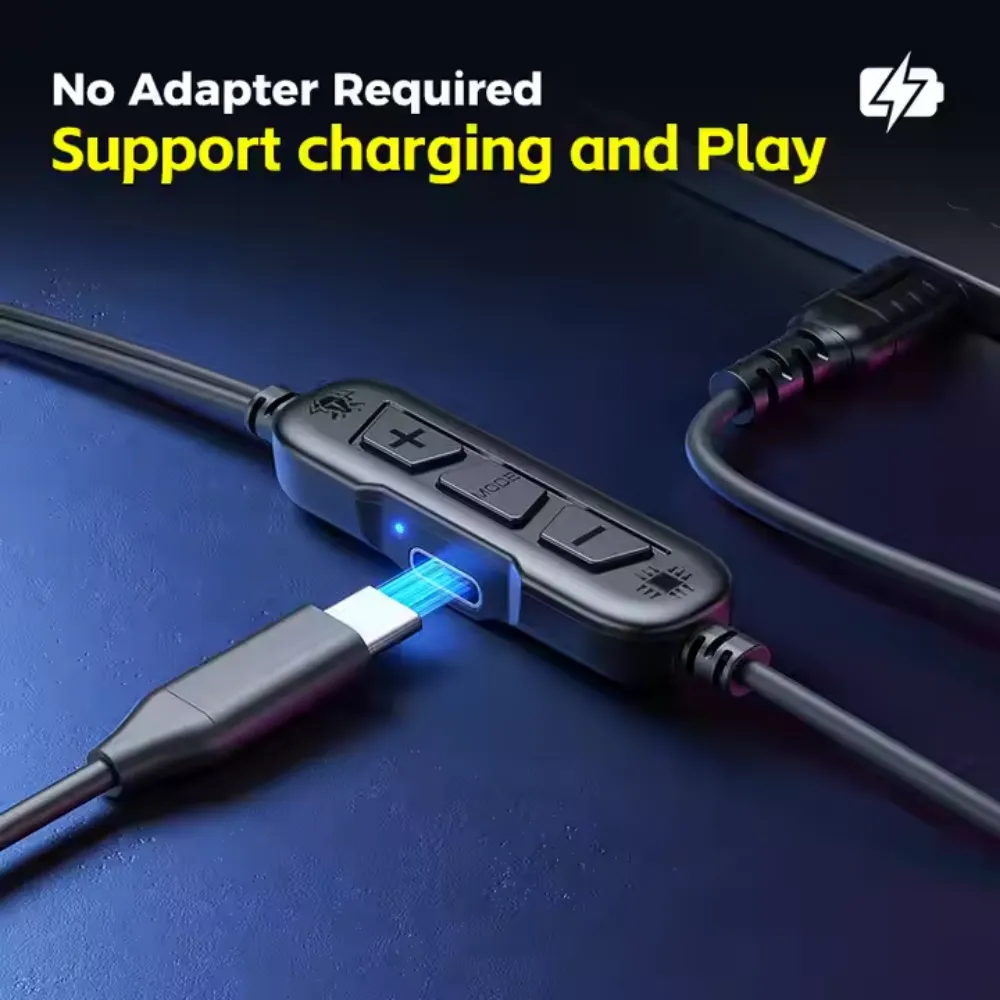 Plextone RX5 Type-c Refire Gaming Wired Earphones