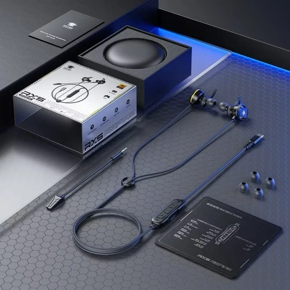 Plextone RX5 Type-c Refire Gaming Wired Earphones