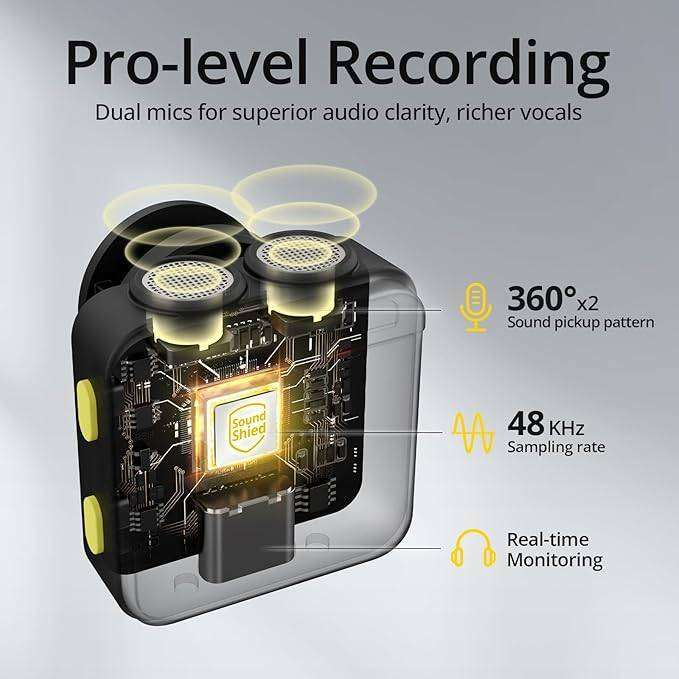 WiWU Wi-WM005 Duo Wireless ANC Microphone