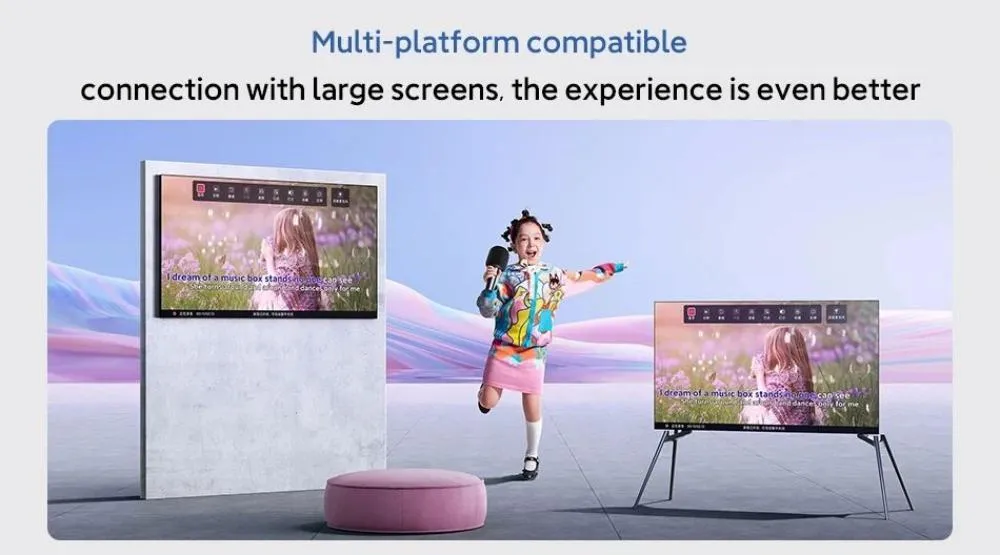 Xiaomi MIJIA Karaoke Wireless Microphone Rechargeable Dsp Karaoke Speaker