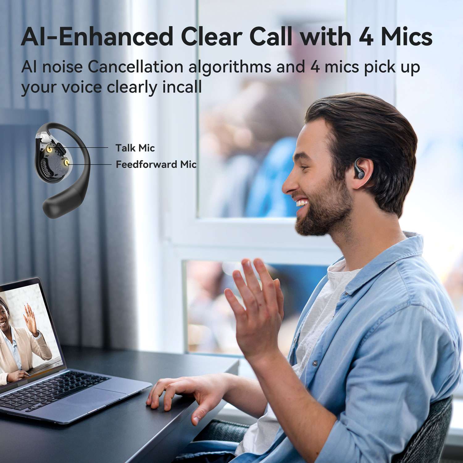 EarFun OpenJump Open-Ear True Wireless Earbuds