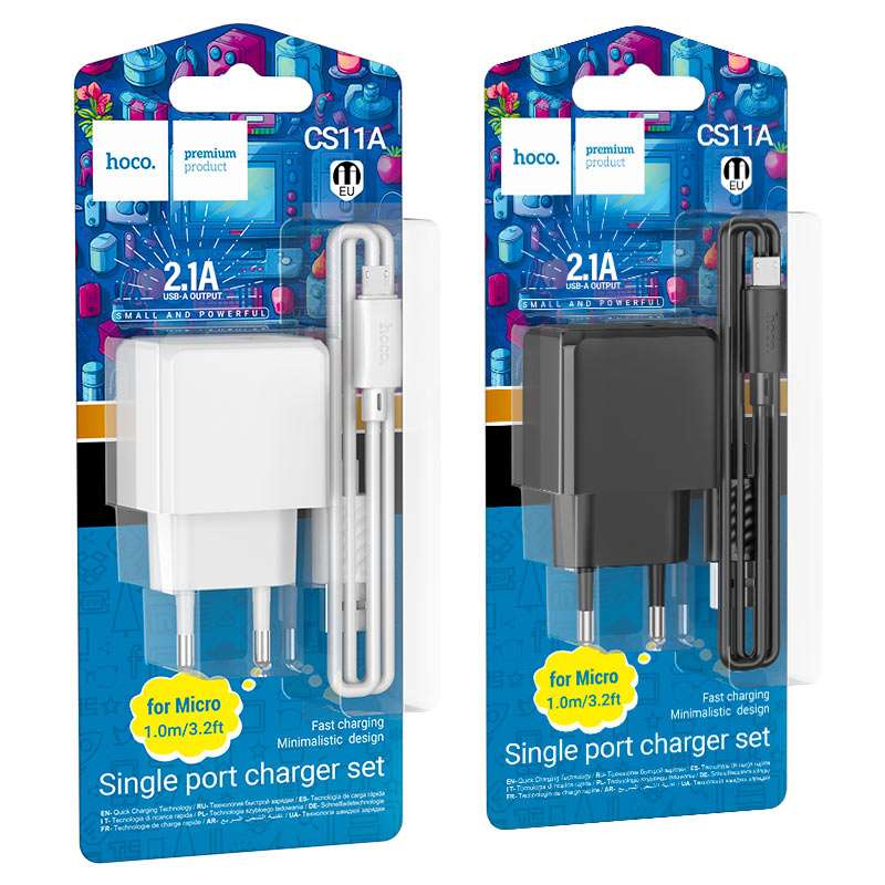 Hoco CS11A USB 2.1A Charging Adapter