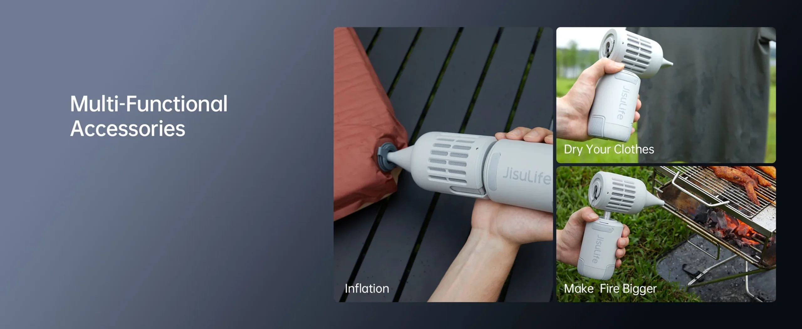 Jisulife Outdoor Fan Ultra1 13500mAh HandHeld Fan