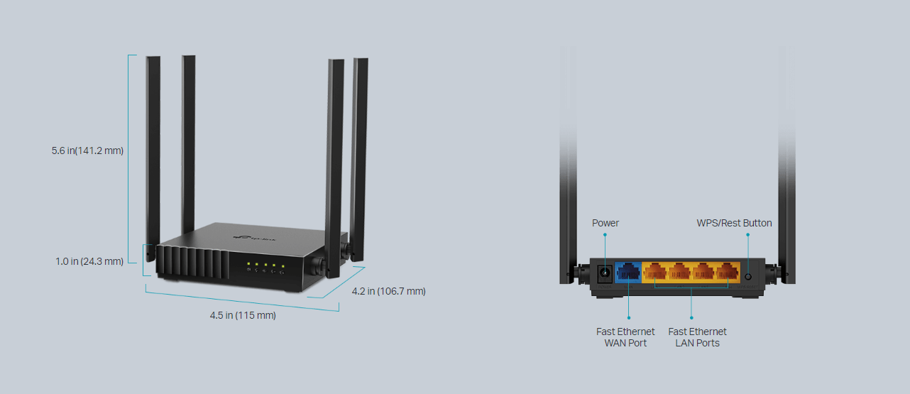 TP-Link Archer C54 Dual Band AC1200 Wi-Fi Router