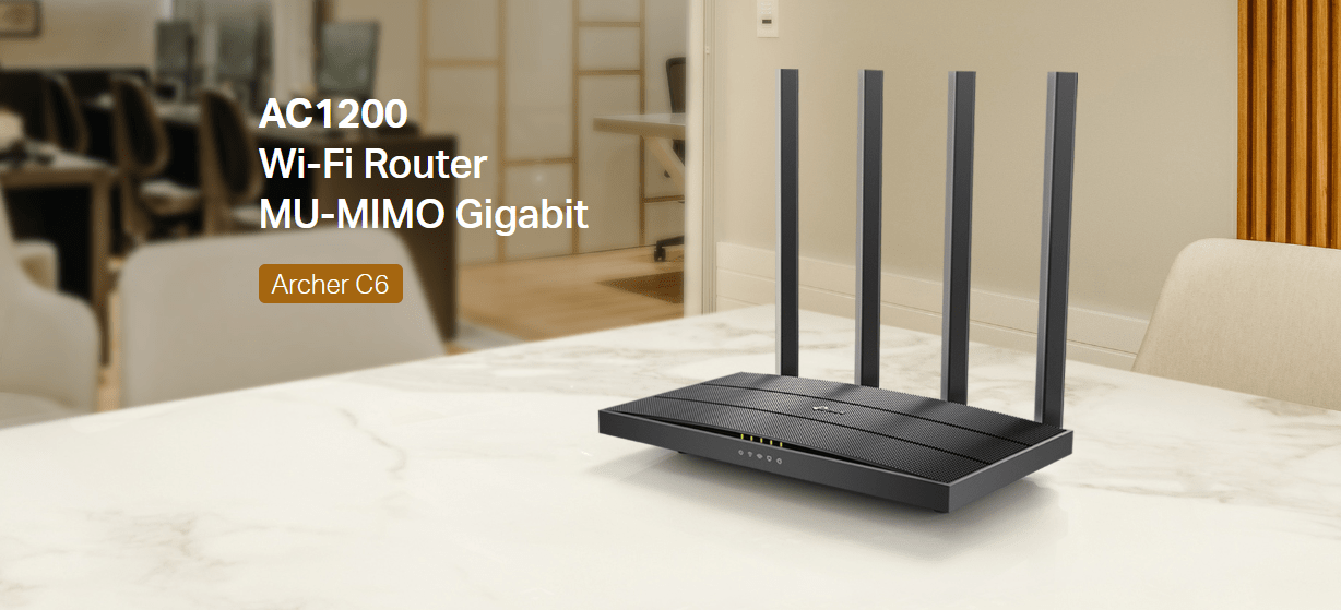 TP-Link Archer C6 MU-MIMO AC1200 Gigabit Router