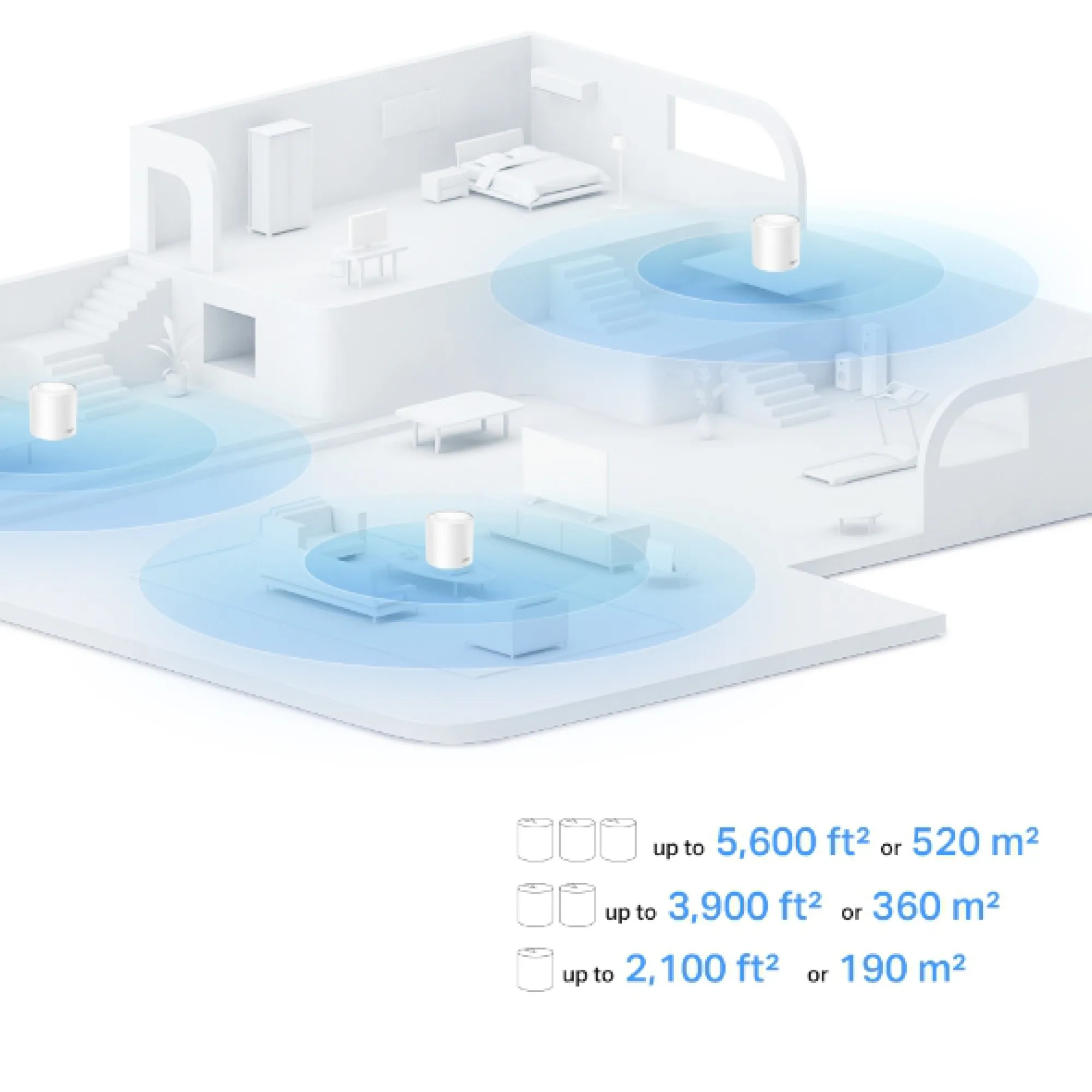 TP-Link Deco X10 Dual-Band Mesh Router AX1500 (3 Pack)