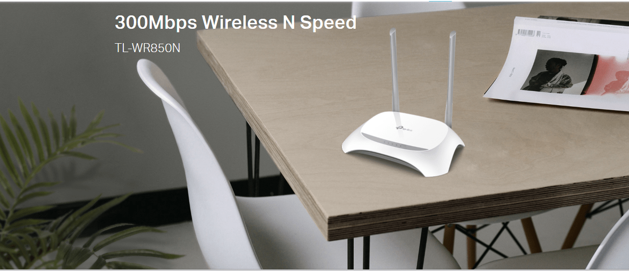 TP-Link TL-WR850N Wireless 300Mbps Wi-Fi Router