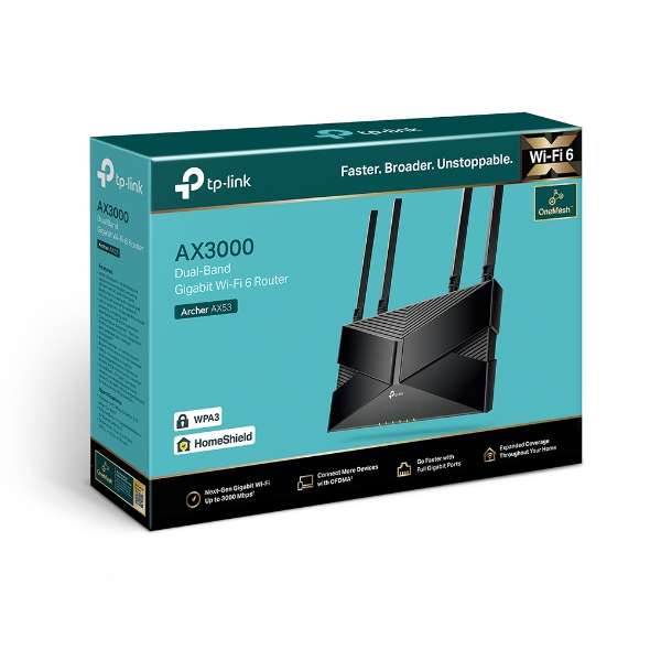 Tp Link Archer AX53 Dual Band Wi-Fi 6 Gigabit AX3000 Router