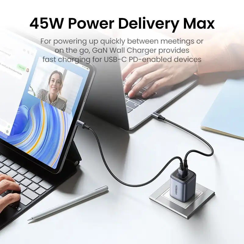 UGREEN CD294 Nexode 45W GaN Charging Adapter EU Plug (90573)