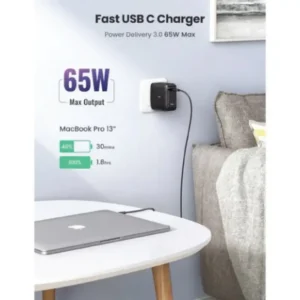 Ugreen CD224 65W PD GaN Wall Charging Adapter (70774)