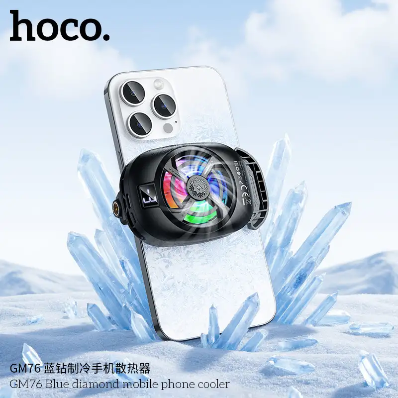 Hoco GM76 Blue Diamond Mobile Phone Cooler Rediator