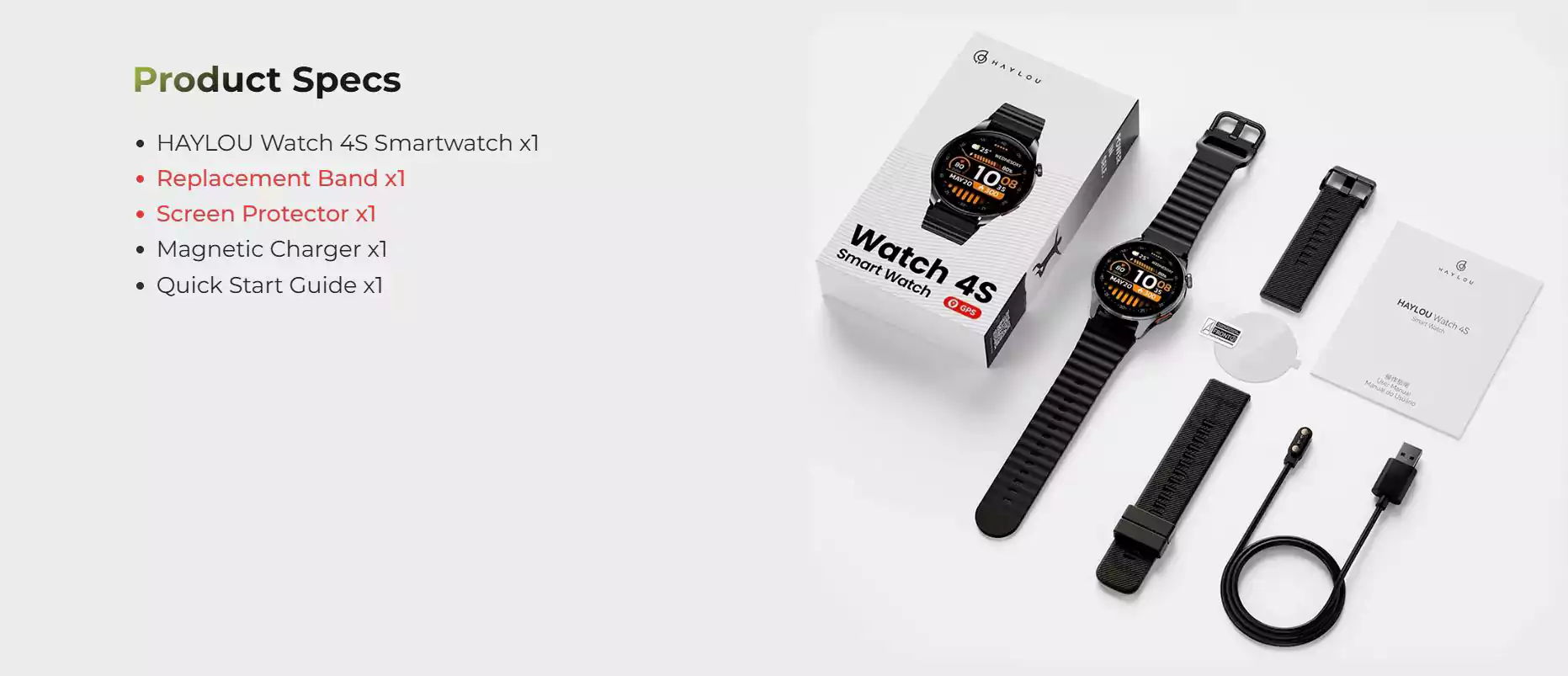 Haylou-Watch-4S-GPS-AMOLED-Smartwatch price in bangladesh