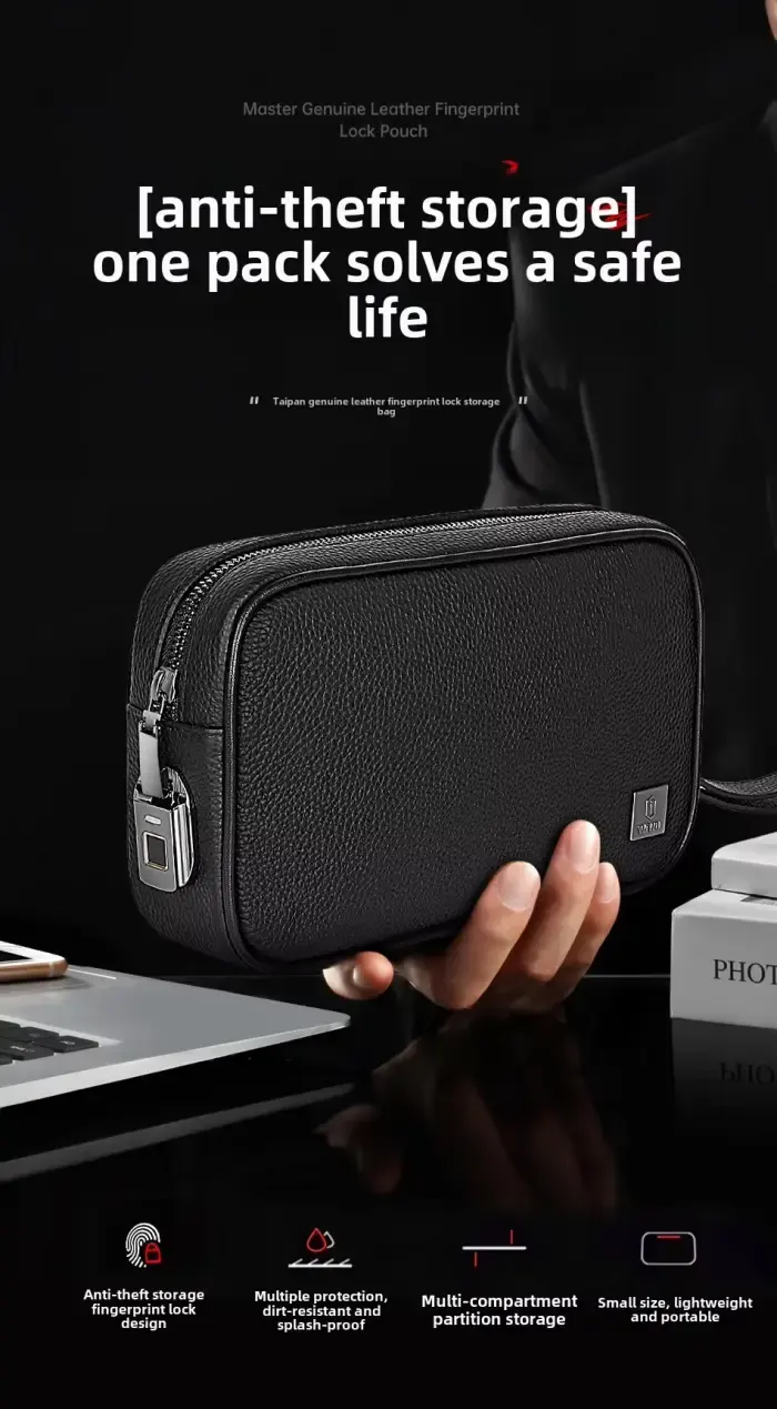 WiWU-Master-Genuine-Leather-Fingerprint-Lock-Pouch price in bd