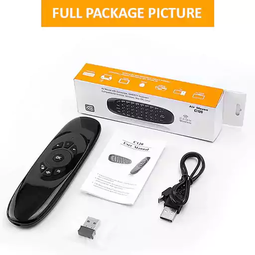 C120-Air-Mouse-Wireless-Keyboard-2.4G-Wireless-Mouse-For-Tv-Mobile-Pc-Laptop price in bangladesh