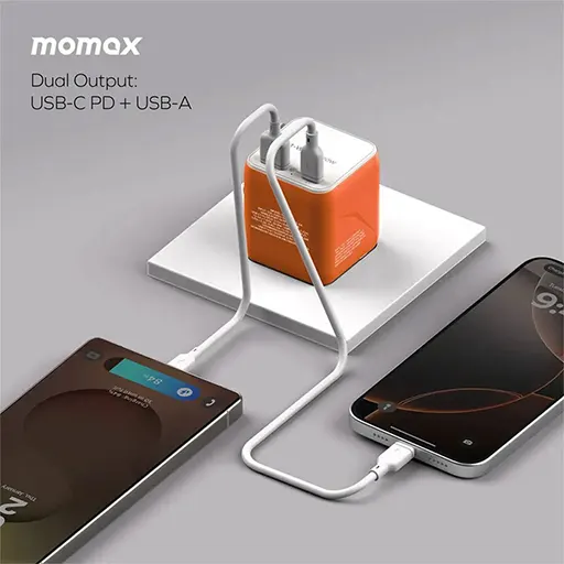 Momax-UA29-20W-Dual-Port-Travel-Adapter price in bangladesh