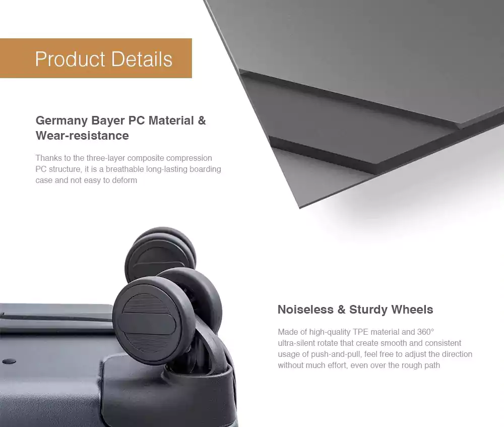 Xiaomi-90-Fen-20-Inch-Business-Travel-Suitcase-TSA-Lock-36L-Lightweight-Luggage-price in bangladesh