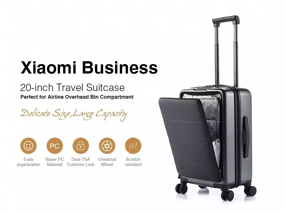 Xiaomi-90-Fen-20-Inch-Business-Travel-Suitcase-TSA-Lock-36L-Lightweight-Luggage-price in bangladesh