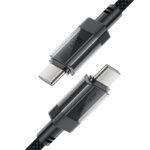 AceFast C12-03 USB-C to USB-C 60W Transparent Charging Cable - Image 2