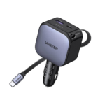 UGREEN Nexode EC603 90W Retractable Car Charger
