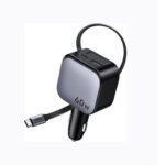 UGREEN Nexode EC602 60W Car Charger with Retractable Cable - Image 2