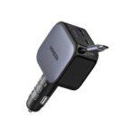 UGREEN Nexode EC602 60W Car Charger with Retractable Cable