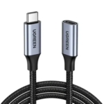 UGREEN US372 USB-C male to USB-C Female Extension Cable- Nylon Braided - Image 2
