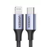 UGREEN USB-C to Lightning 20W Braided MFi-certified Cable- 480gbps
