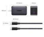 Ugreen CD244 Nexode 65W GaN Charger With Type-C to Type-C Cable - Image 3