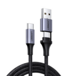 Ugreen US314 2-in-1 100W USB-C To USB-C+USB-A Cable