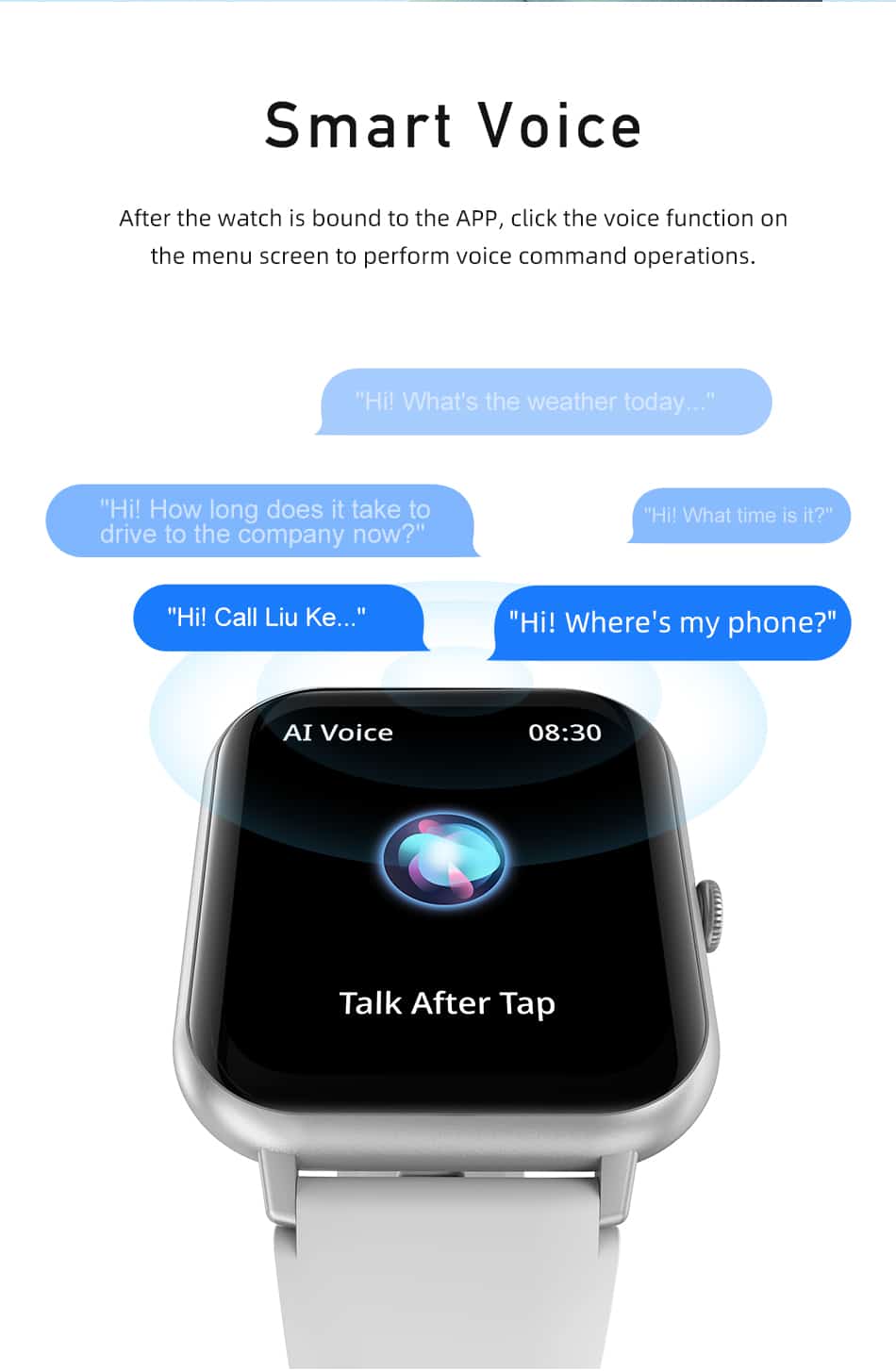 Awei H25 Smart Watch: 1.83