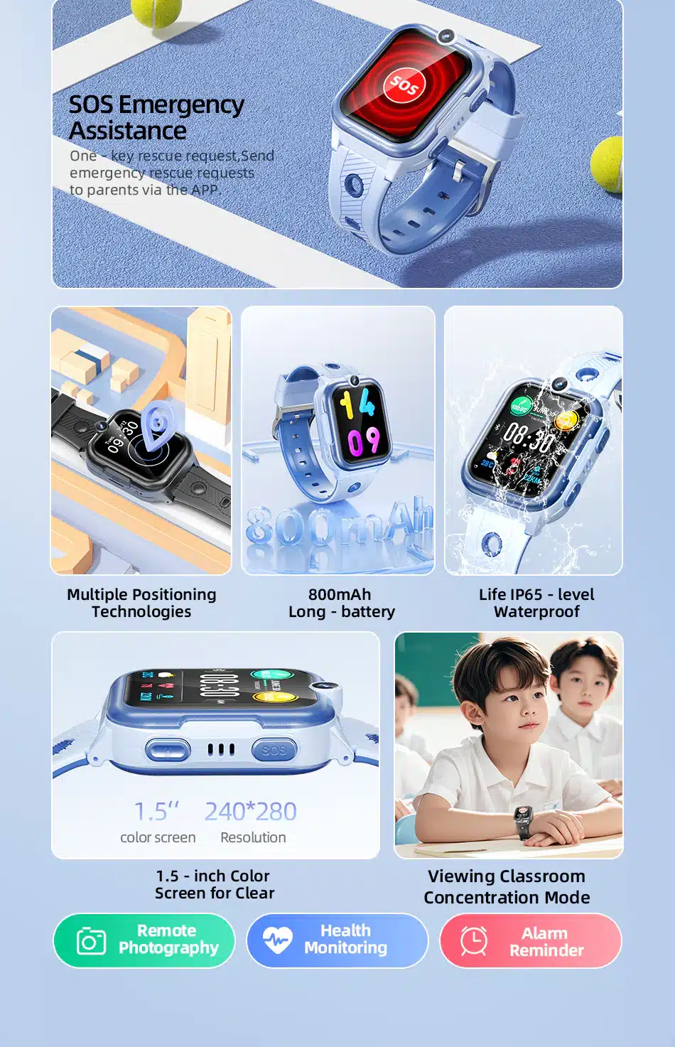 Awei-H30-4G-Kids-Smartwatch price in Bangladesh