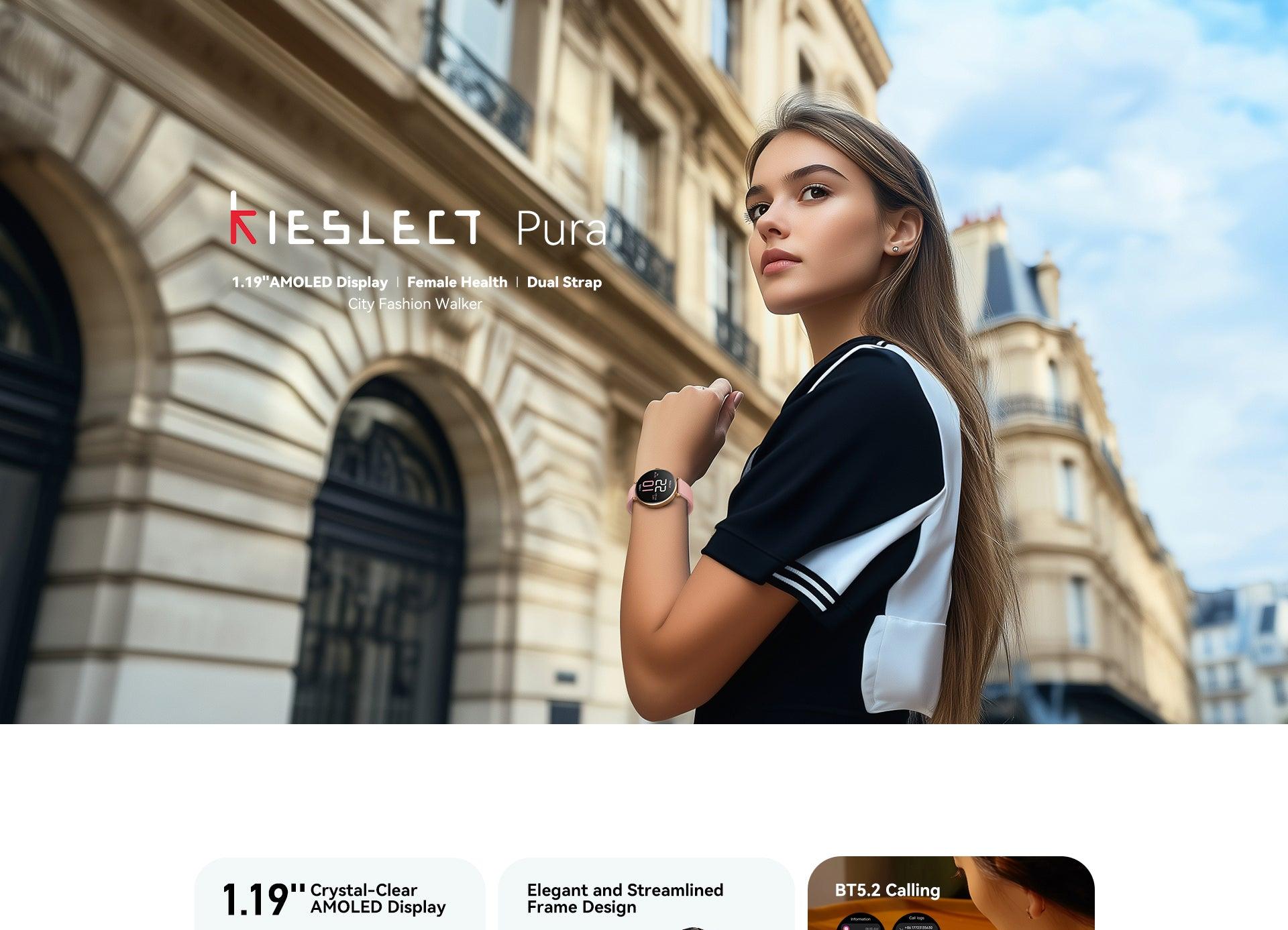 Kieslect-Pura-ELE-Smart-Watch