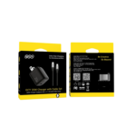 QCY CK02-MG 20W Fast Charger with Braded USB-C to C Cable Set - Image 2