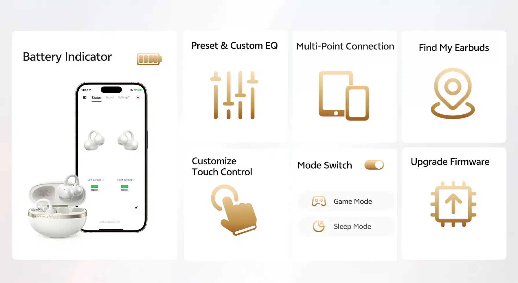 QCY Crossky C50 Clip-on Wireless Earbuds price in bangladesh