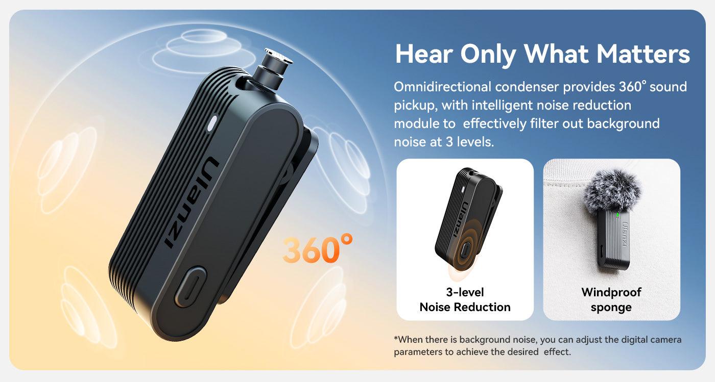 Ulanzi-A100-Wireless-Lavalier-Microphone price in bd