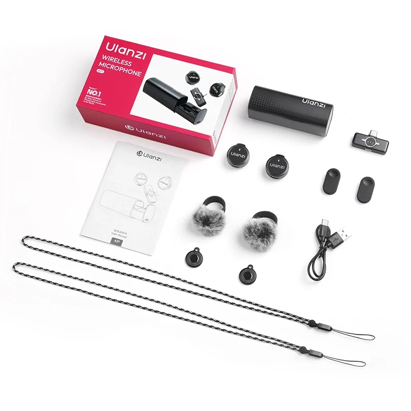 Buy Ulanzi-A21-Wireless-Lavalier-Mi