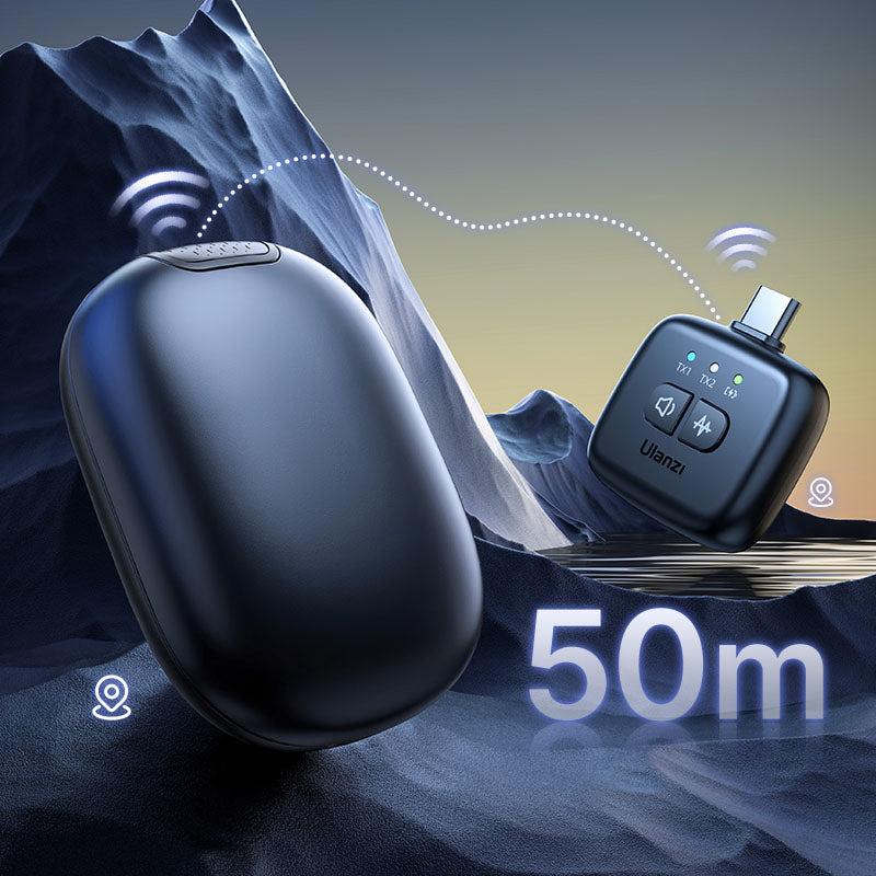 Ulanzi-A30-TinyMic-Wireless-Lavalier-Microphone buy Online