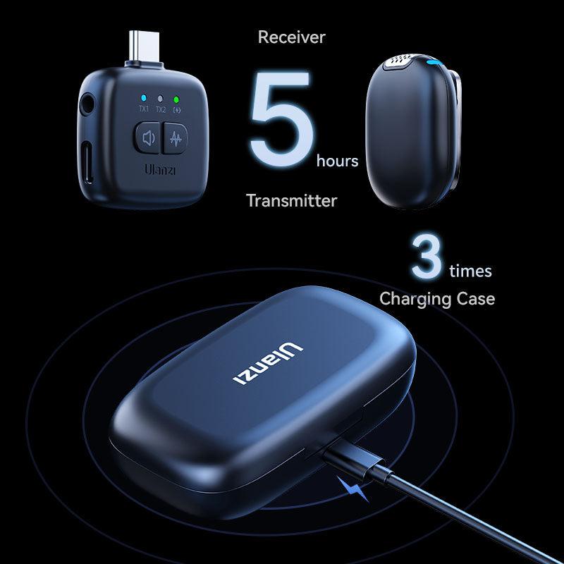 Ulanzi-A30-TinyMic-Wireless-Lavalier-Microphone buy Online in bd