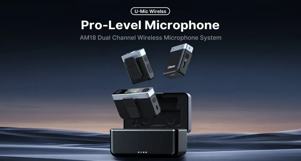 Buy Ulanzi-AM18-U-Mic-Pro-Dual-Wireless-Mic