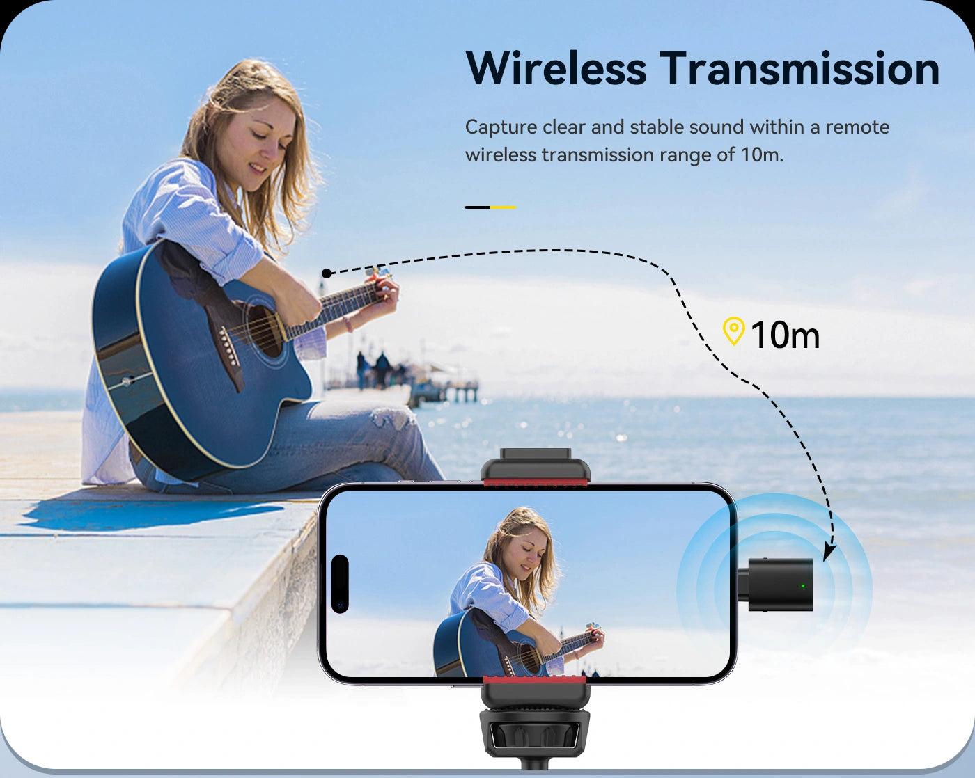 Ulanzi-WM-10-Wireless-Lavalier-Microphone-