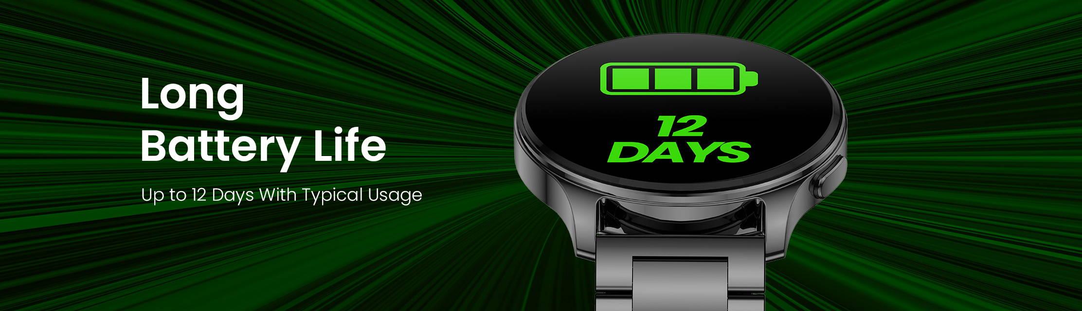 Amazfit Pop 3R Smartwatch battery