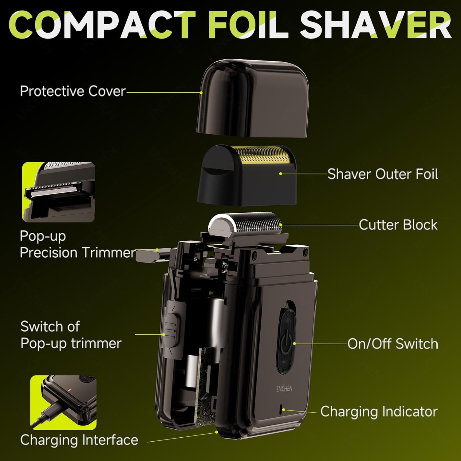 ENCHEN A2 Mini Portable Electric Shaver price in Bangladesh