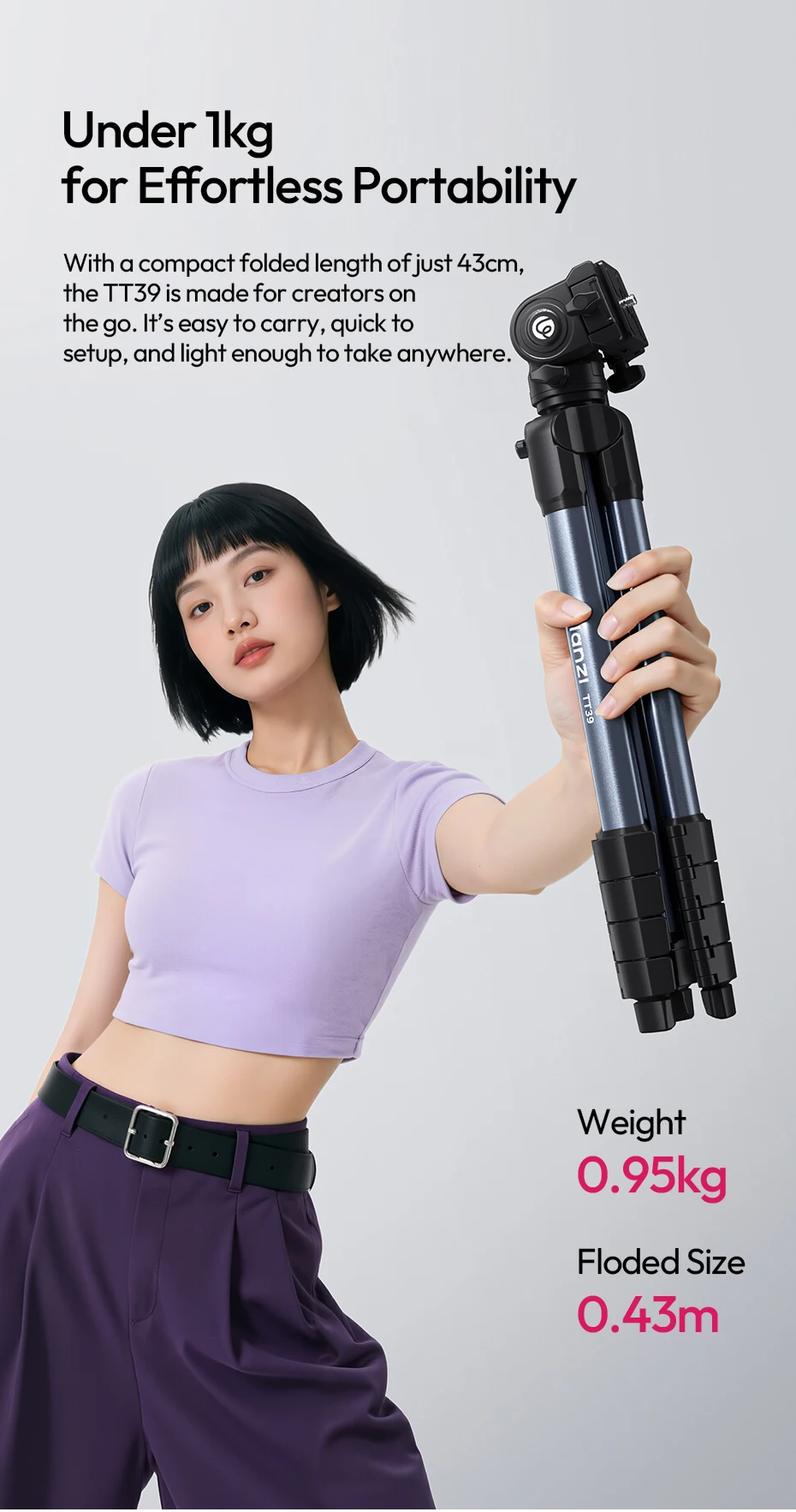 Ulanzi-TT39-Portable-Aluminum-Video-Tripod price