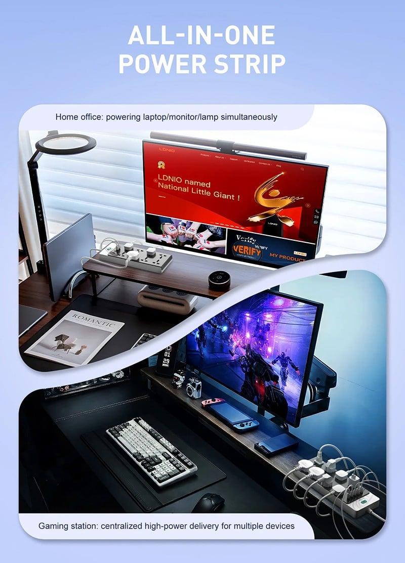 LDNIO SC4 65W GaN Fast Charging Power Strip