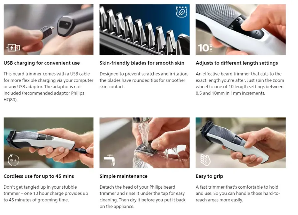 Philips Series 3000 BT310115 Beard Trimmer