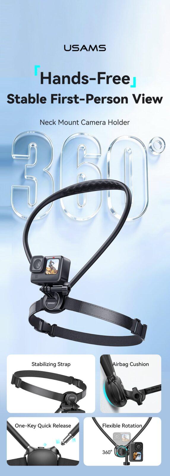 USAMS Joy01 Flexible Silicone Neck Mount price in bangladesh