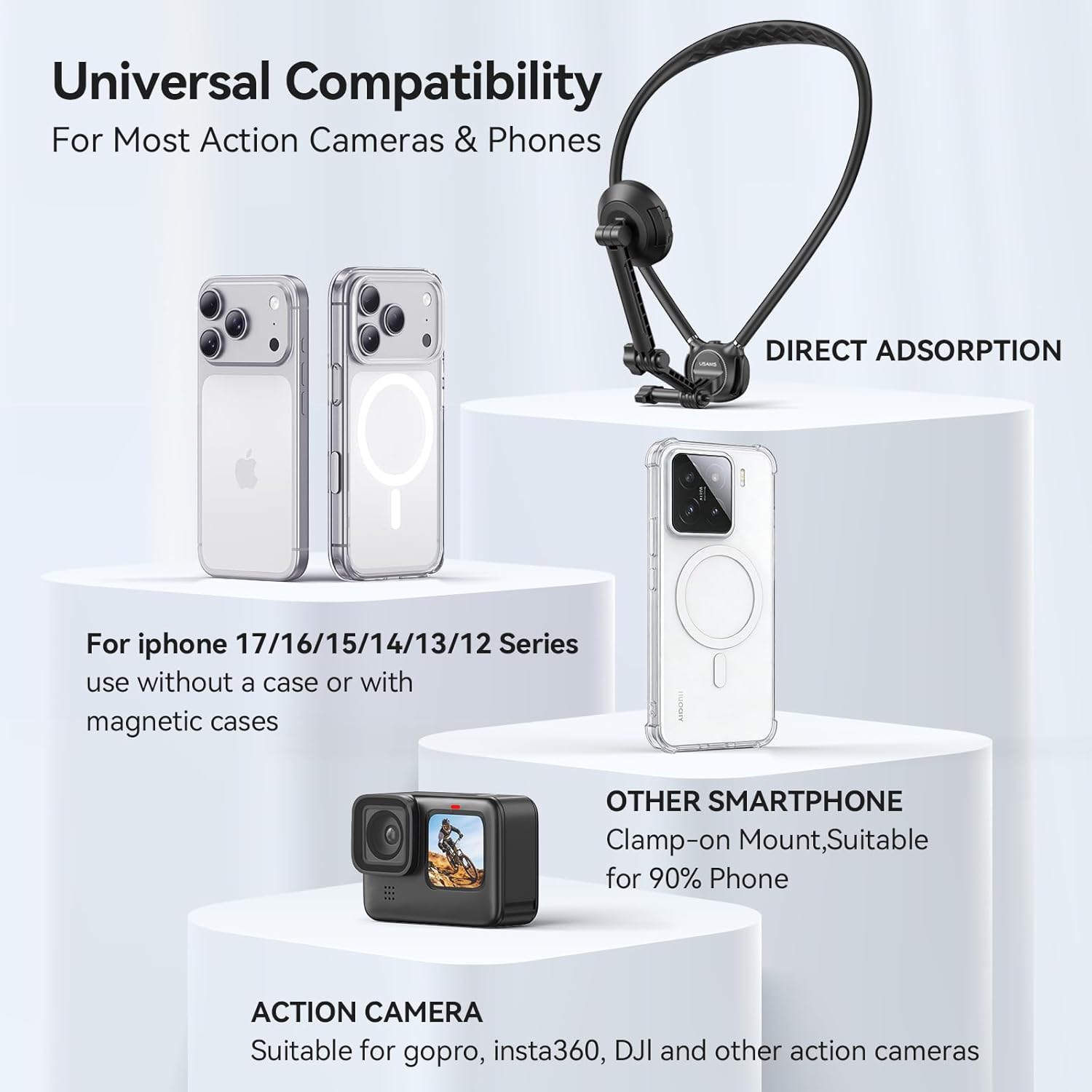 USAMS Joy02 MagSafe Neck Mount PRICE IN bANGLADESH